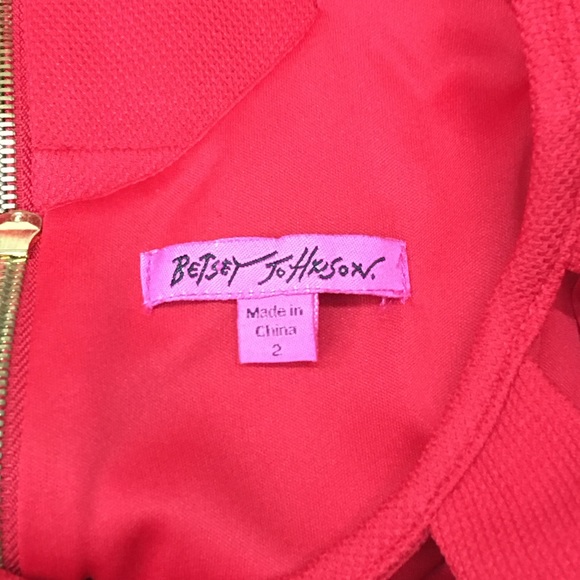 Betsey Johnson Red Cage Top Party Event Dress - Women’s 2 - Picture 12 of 14
